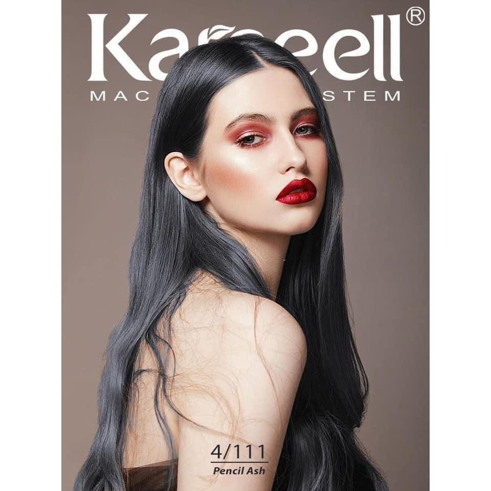 Kem Thuốc Nhuộm Tóc Cao Cấp Màu Than Chì Khói, Đen Ánh KHói Hair Dye Cream 4/111