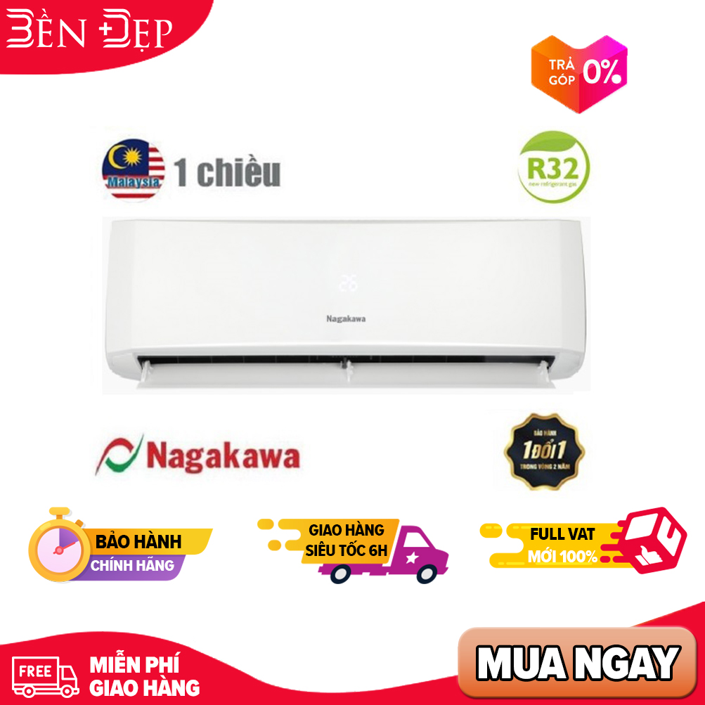 Điều hòa 1 chiều nagakawa 9000 btu ns-c09r2t31