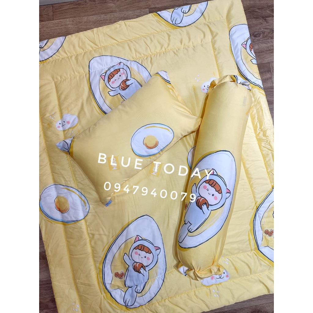 BỘ GỐI MỀN CHO BÉ LỤA TENCEL CAO CẤP BLUE TODAY