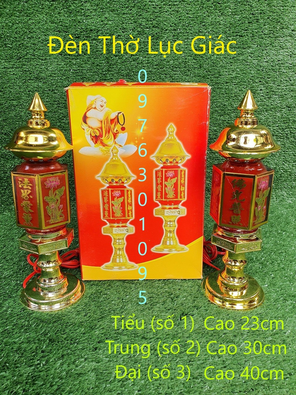 Đèn thờ lục giác