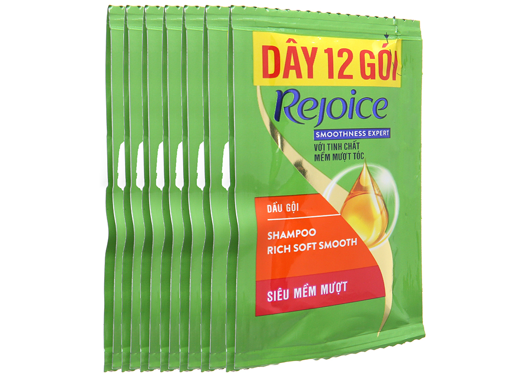 Combo 10 Dây Dầu gội Rejoice siêu mượt 14 gói x 6g