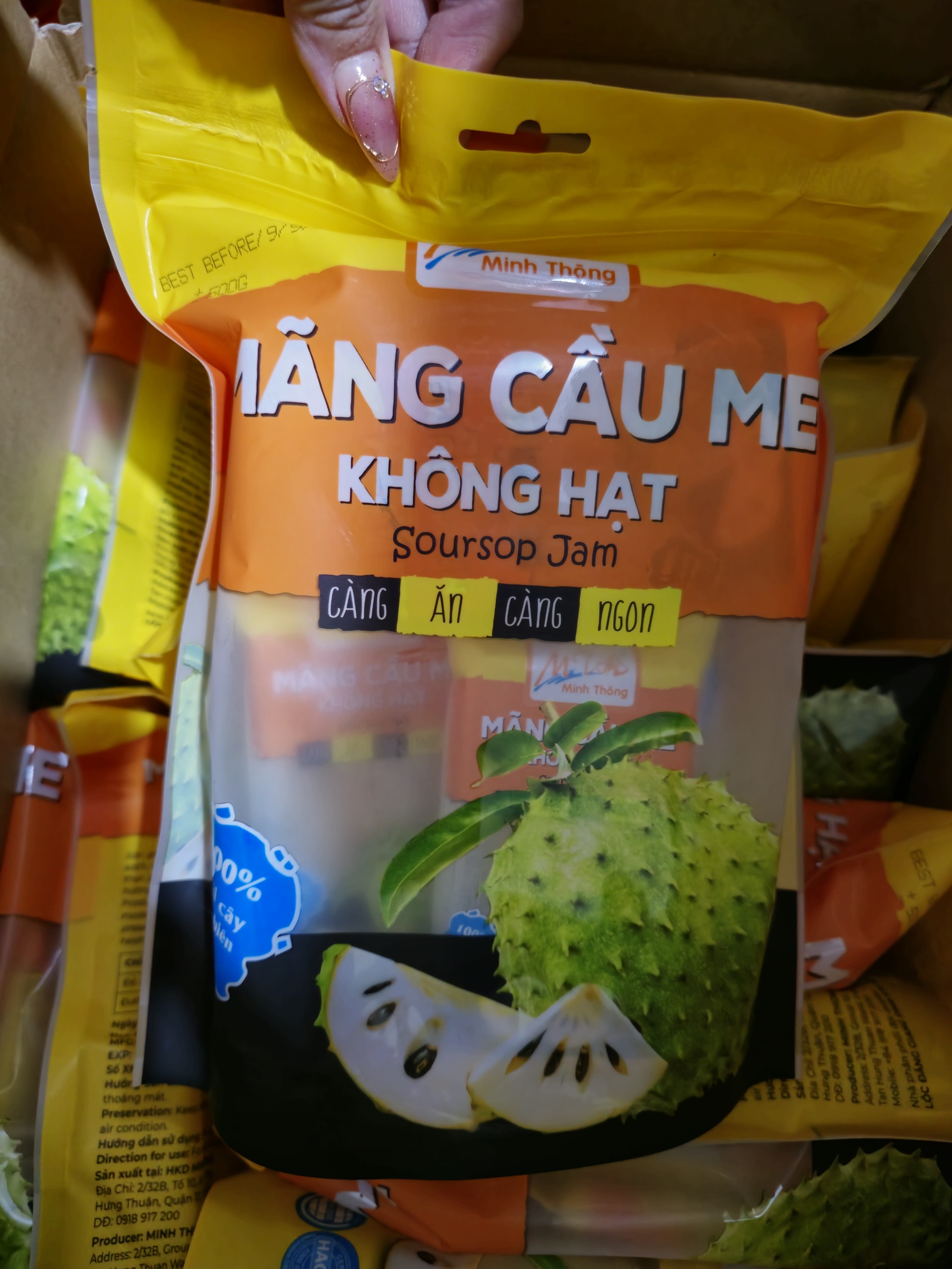 Mãng Cầu Muối Ớt Gói 500G