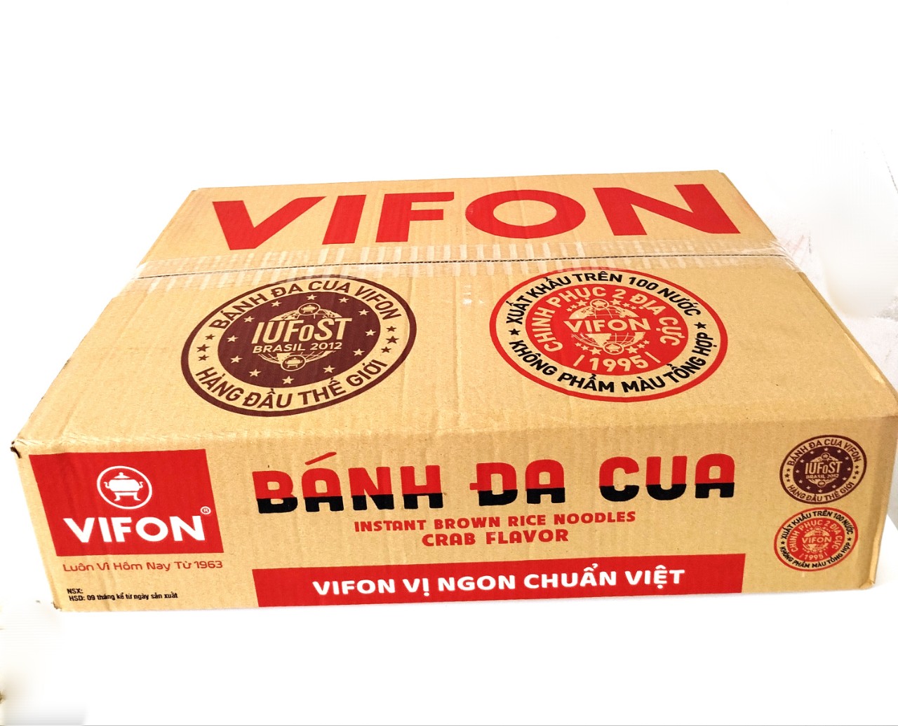 Thùng 30 gói bánh đa cua Vifon 60g