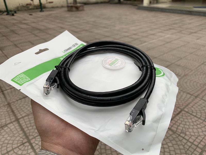 Cáp mạng Cat6 đúc sẵn dài 2 mét Ugreen 20160 cao cấp - 2M
