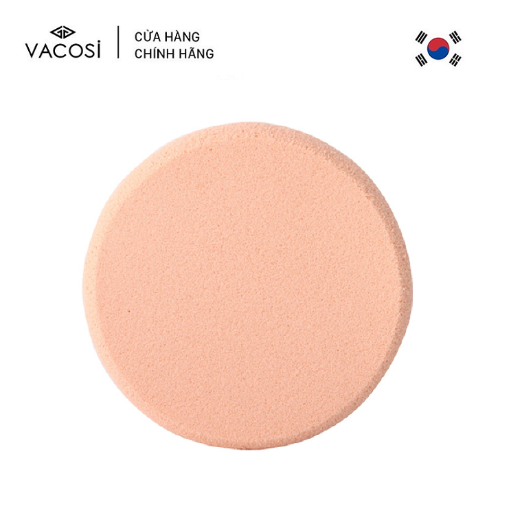 Bông phấn ướt tròn lớn Vacosi BP05
