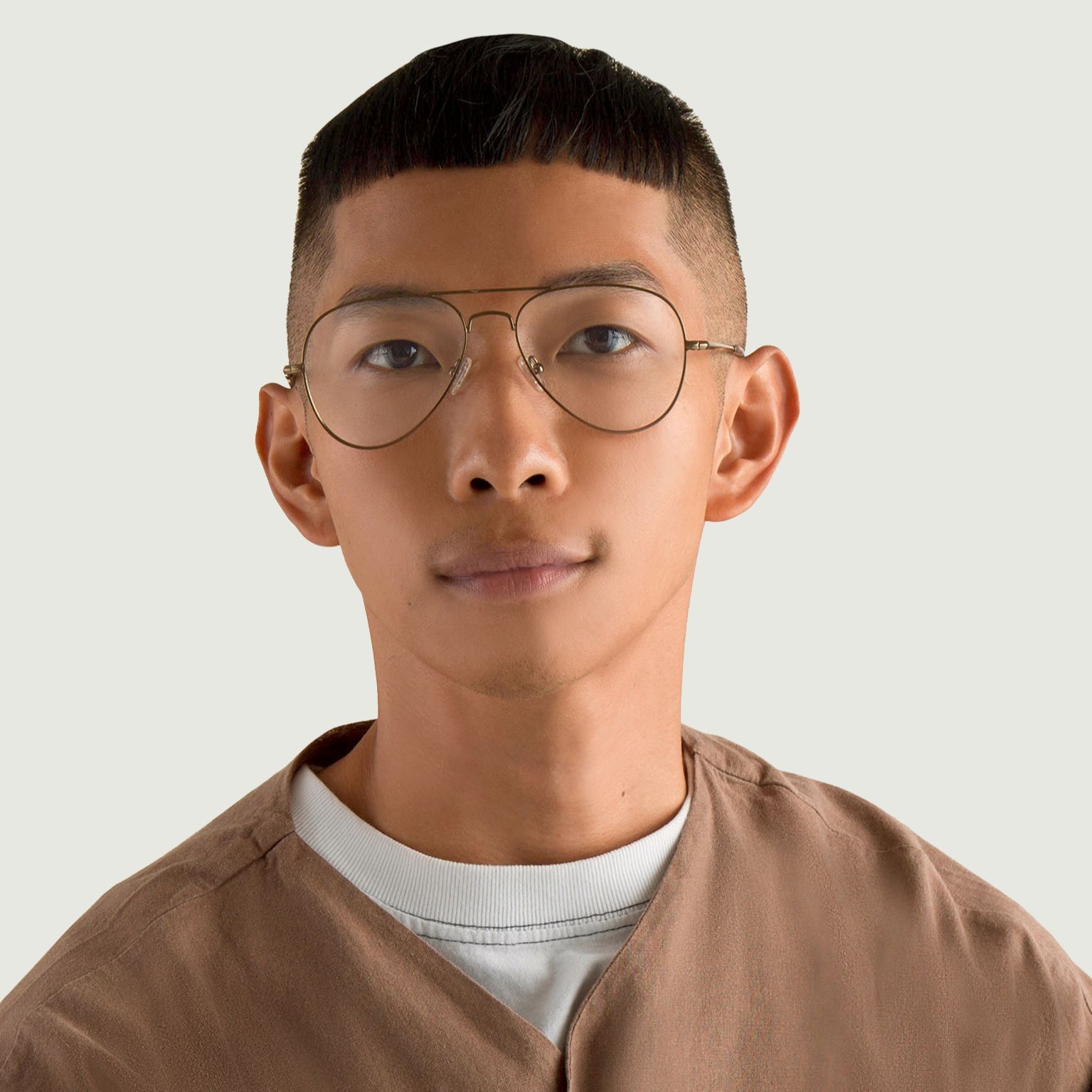 Gọng Kính Cận Sunnies Studios Phi Công Kline Bronze