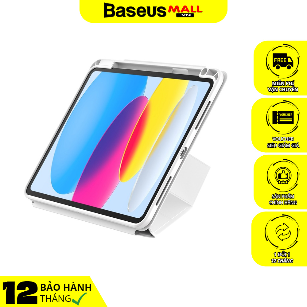 Bao Da Baseus Minimalist Cho Máy Tính Bảng | Thiết Kế Nam Châm Tháo Rời 2 trong 1