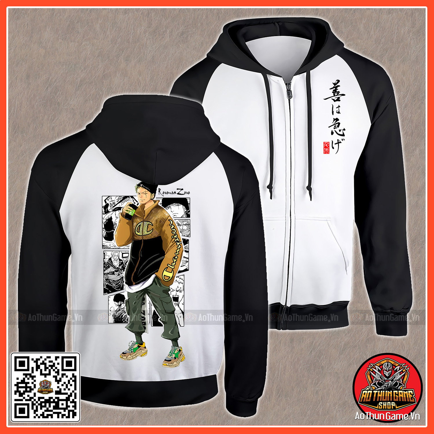 >> BÁO GIÁ ÁO KHOÁC ONE PIECE ZORO, ÁO KHOÁC ANIME MANGA ONE PIECE RONOA ZORO UNISEX NAM NỮ | Shopee Lazada Sendo Tiki mới nhất 118 Áo khoác One Piece Zoro K06, Áo khoác hoodie Roronoa Zoro có size bé cho trẻ em Anime Manga Unisex Nam Nữ Shop AoThunGameVn