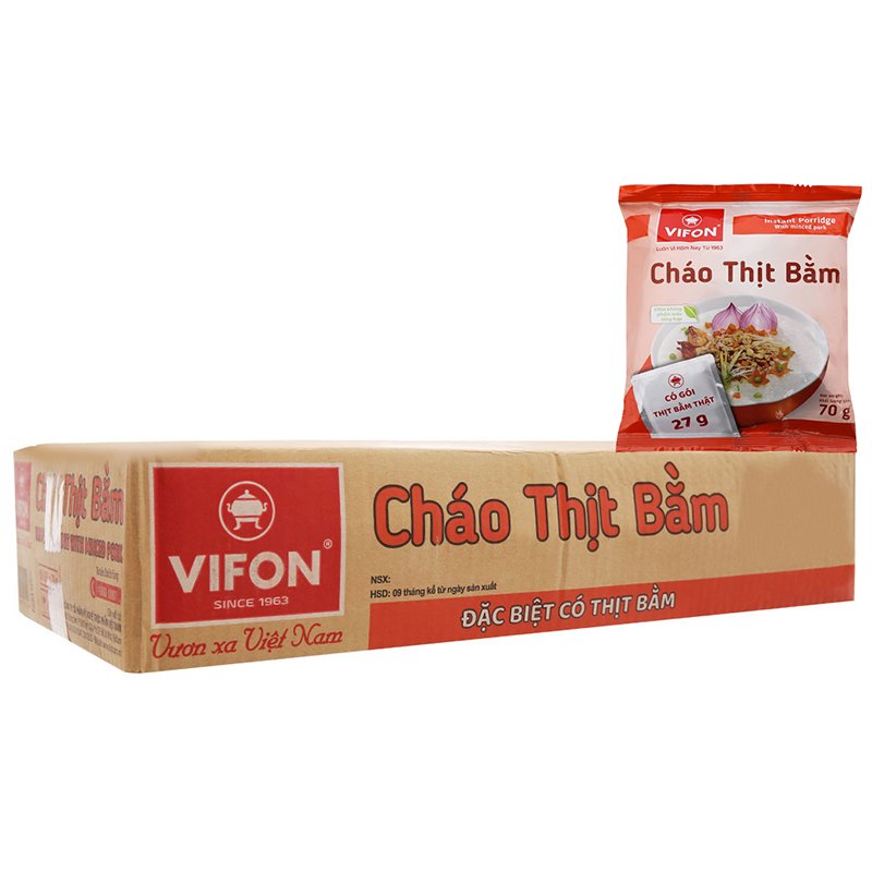 1 THÙNG CHÁO VIFON THỊT BẰM