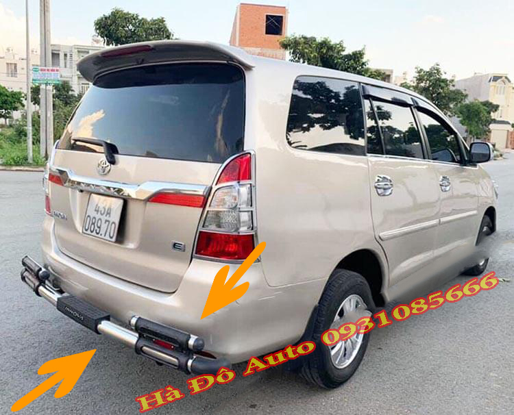 Cản sau innova dạng 2 ống 2007, 2008, 2009, 2010, 2011, 2012, 2013, 2014, 2015