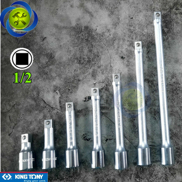 Bộ 7 đầu nối dài 1/2 kingtony 4251 dài 50mm-250mm đầu vuông 12.7mm