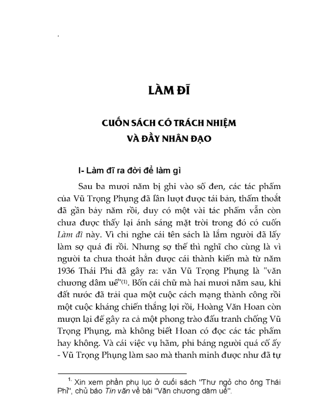Danh tác văn học Việt Nam - Làm đĩ (bìa mềm tái bản)