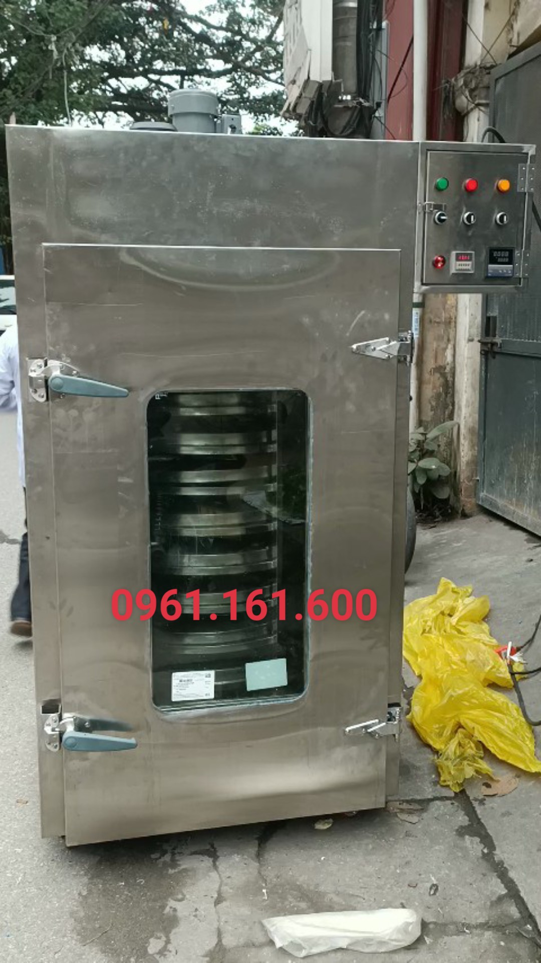 TỦ SẤY NẤM  DẠNG XOAY 12 KHAY