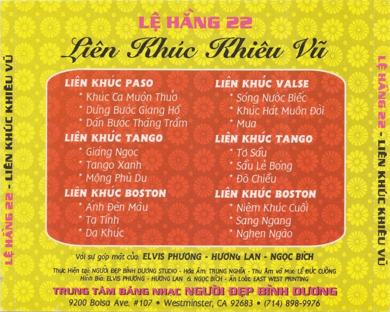 Bộ 6 đĩa cd nhạc Liên khúc 1