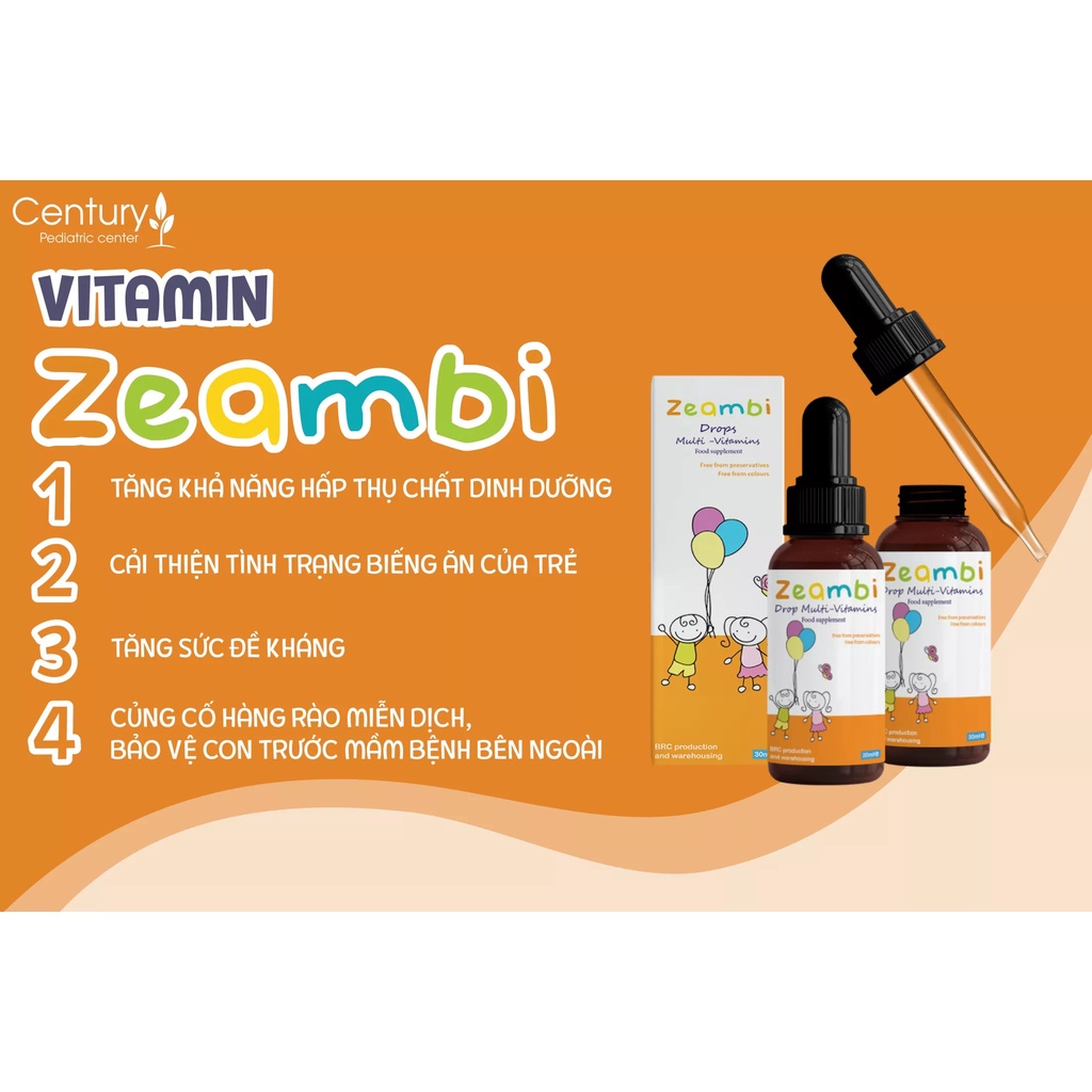 Vitamin tổng hợp Zeambi 30ml