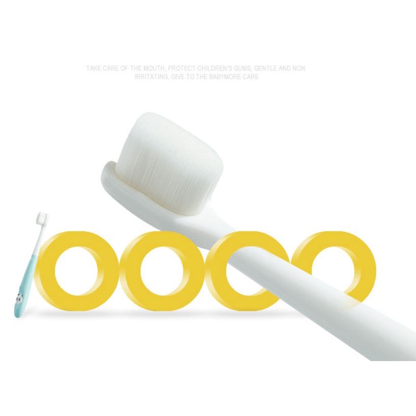 Bàn chải đánh răng cho bé sợi tơ siêu mềm mini soft