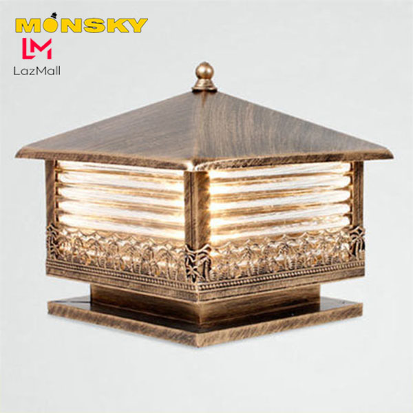Đèn trụ cổng MONSKY AMEE trang trí ngoại thất, sân vườn sang trọng