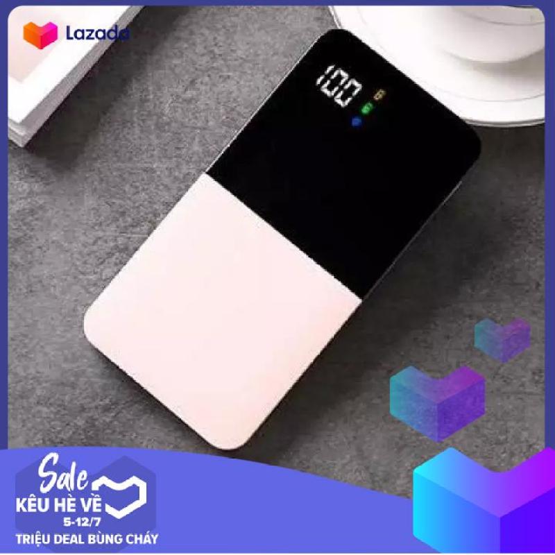 Giá Pin sạc dự phòng Q100 Polymer 15000mAh pin sạc dự phòng siêu mỏng cảm giác tay tốt nhỏ gọn trang nhã cao quí 2 cổng vào Android và IOS 2 cổng USB