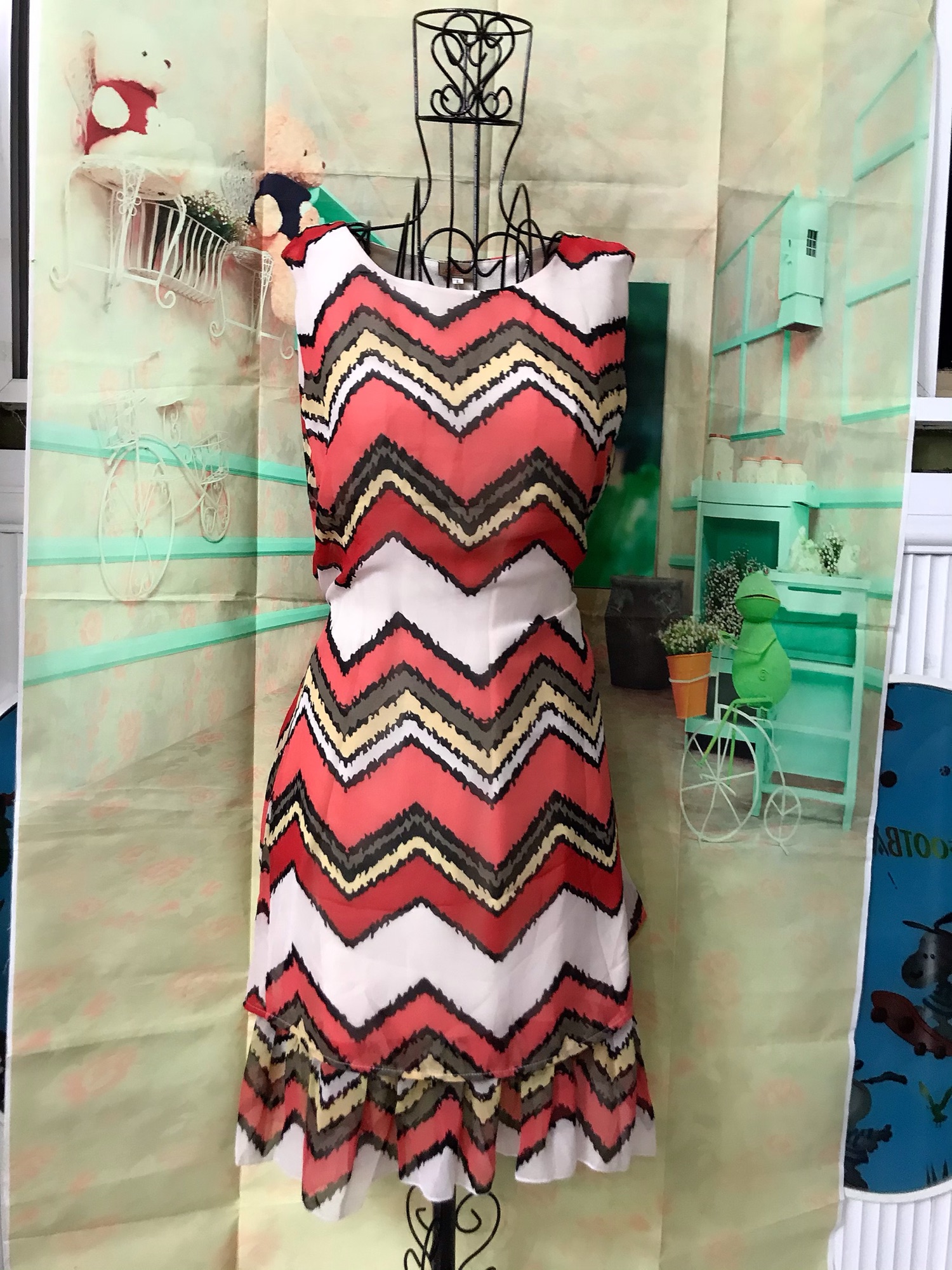 Đầm voan ( 2 lớp ) size 40-55 kg