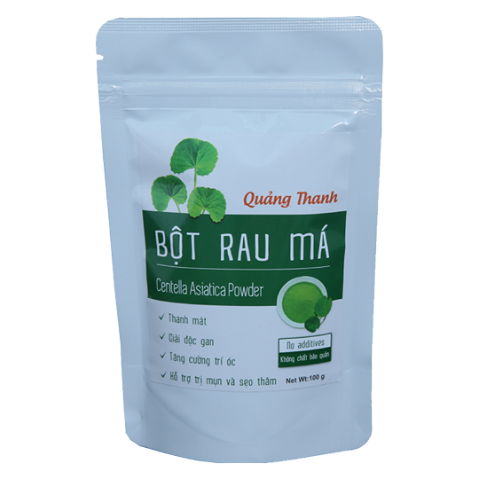 Combo Bột Rau Má - 100g và  Bột Chùm Ngây - 100g