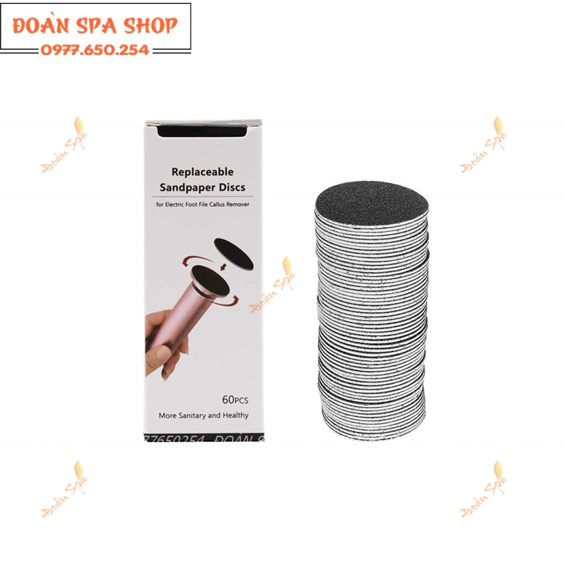 Miếng Ráp Dán Cho Máy Chà Gót Chân - 1 Hộp 60 Miếng