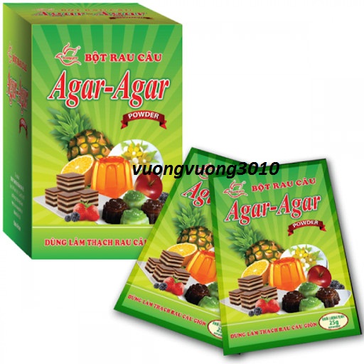 Bột Rau Câu Hoàng Yến Dẻo ( 12 gói x 10g) / Giòn ( 10 gói x 25g)