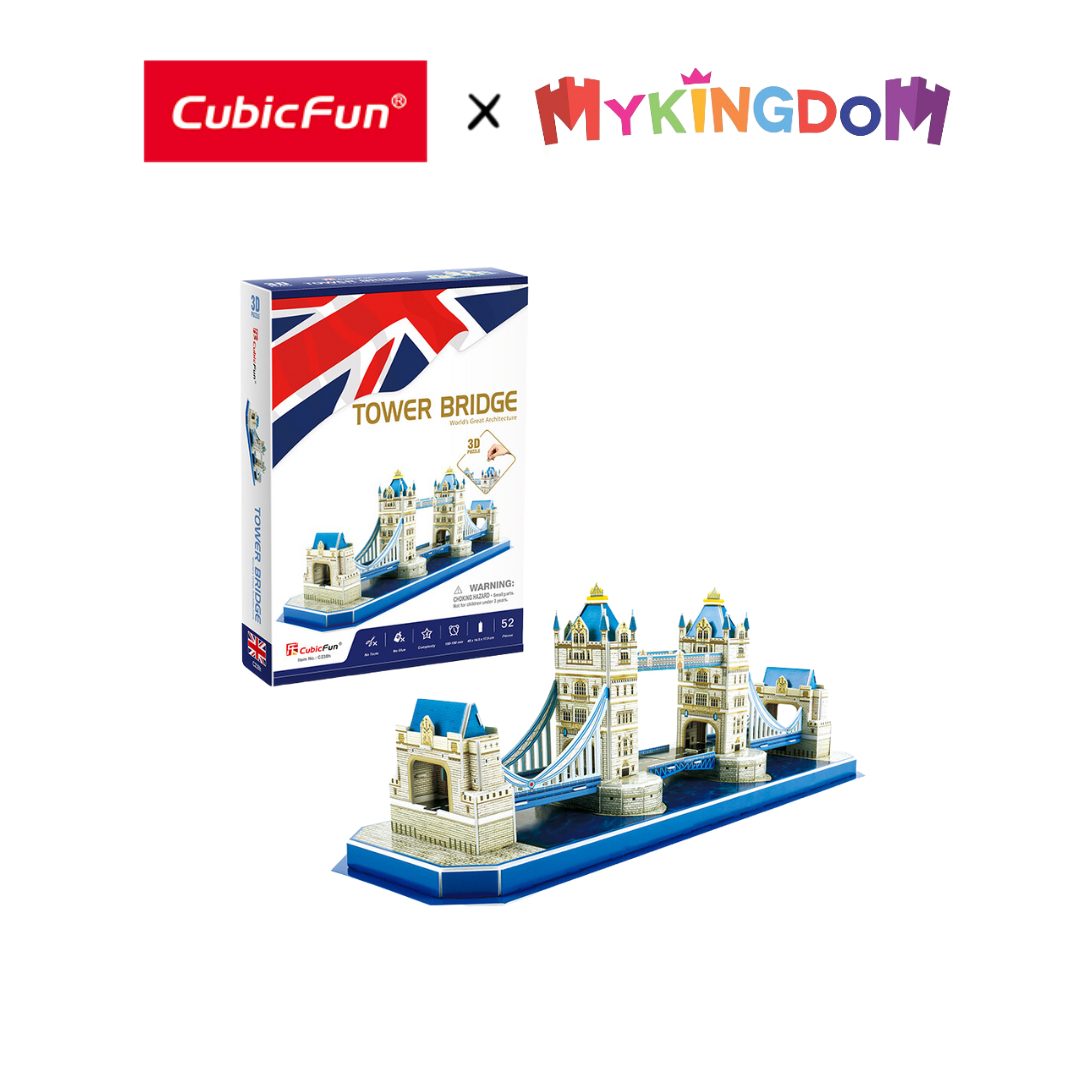 Đồ chơi cubic fun trẻ em xếp hình 3d: cầu tháp london c238h