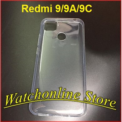 Ốp lưng Silicon Xiaomi Redmi 9 Redmi 9A Redmi C trong suốt