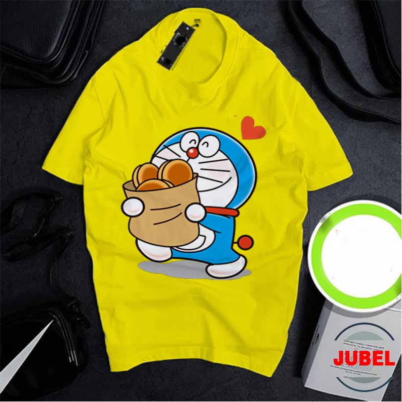 [HCM]Áo thun Unisex Doraemon và bánh rán - Cotton Thun Phong Cách Cá Tính - Cực Chất Và Đẹp