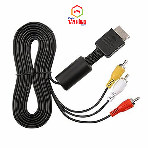Cáp Chuyển Đổi Ps2 / Ps3 Av 3 màu dài 1.8m