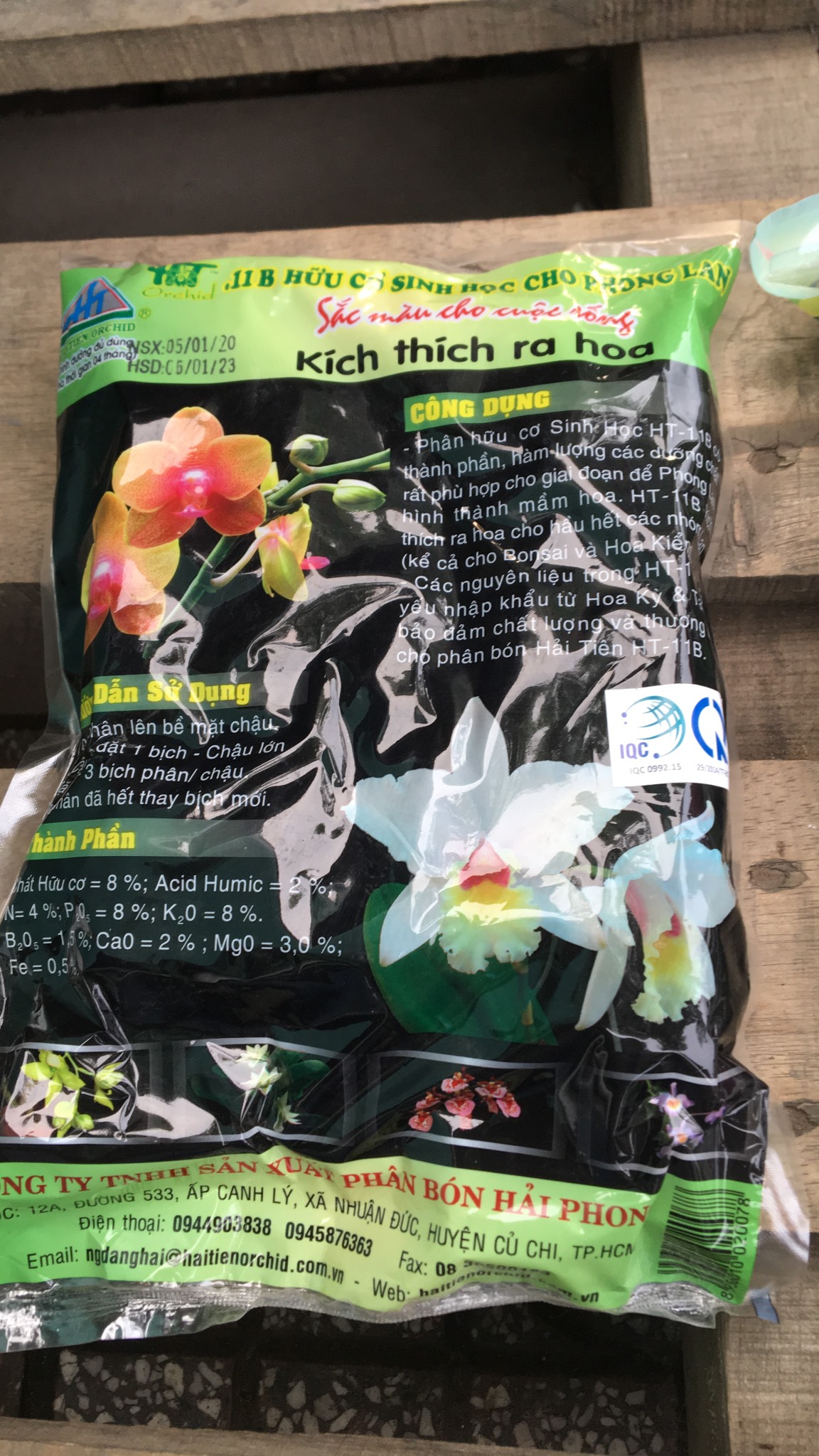 Phân bón dạng túi lưới hải tiên 666 - orchid 11- orchid 11b