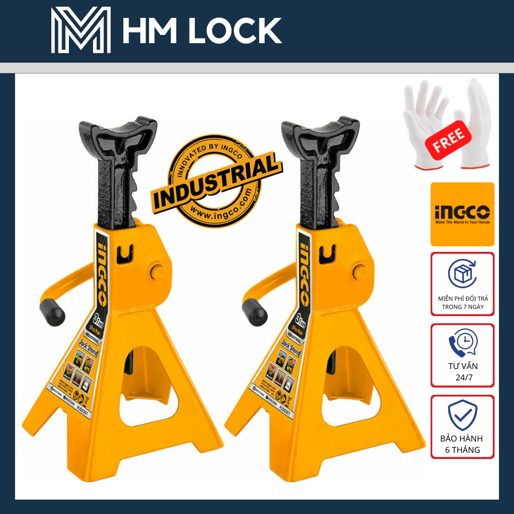 BỘ 2 ĐỘI KÊ 3 TẤN INGCO - HÀNG CHÍNH HÃNG -  HJS0301 - HM LOCK