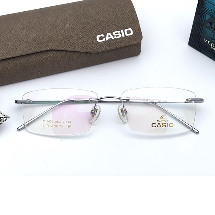 Gọng kính cận titanium casio TT20