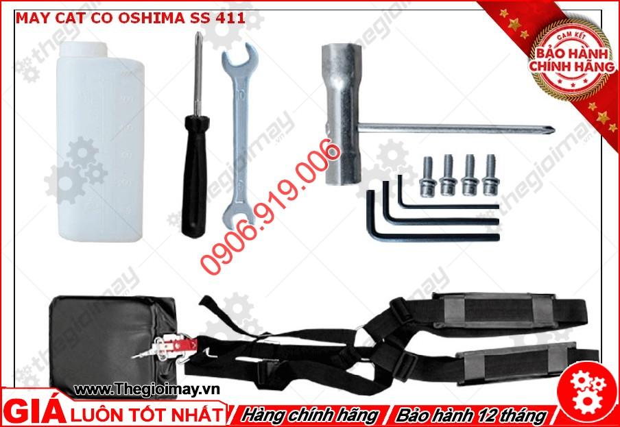 [HCM]Máy cắt cỏ Oshima SS 411 cần xoay