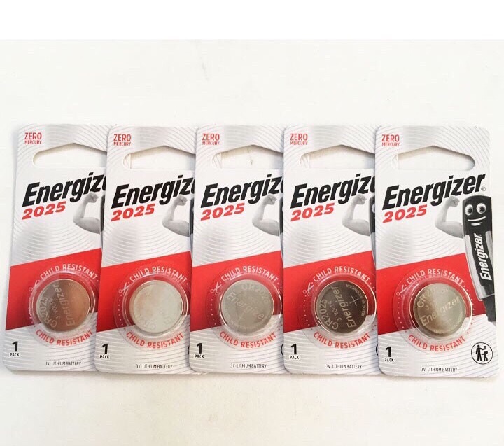 Pin CR 2025 Energizer Lithium 3V  Vỉ 1 viên