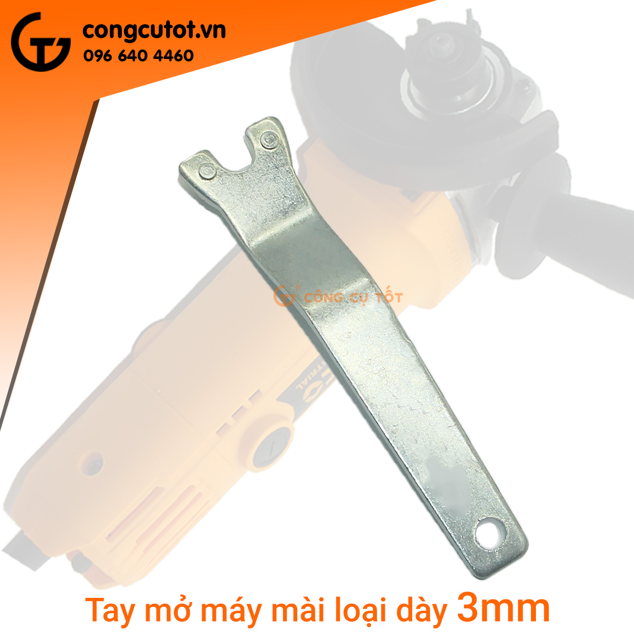 Tay mở máy mài, khóa mở máy mài - chìa vặn 2 chấu các cỡ