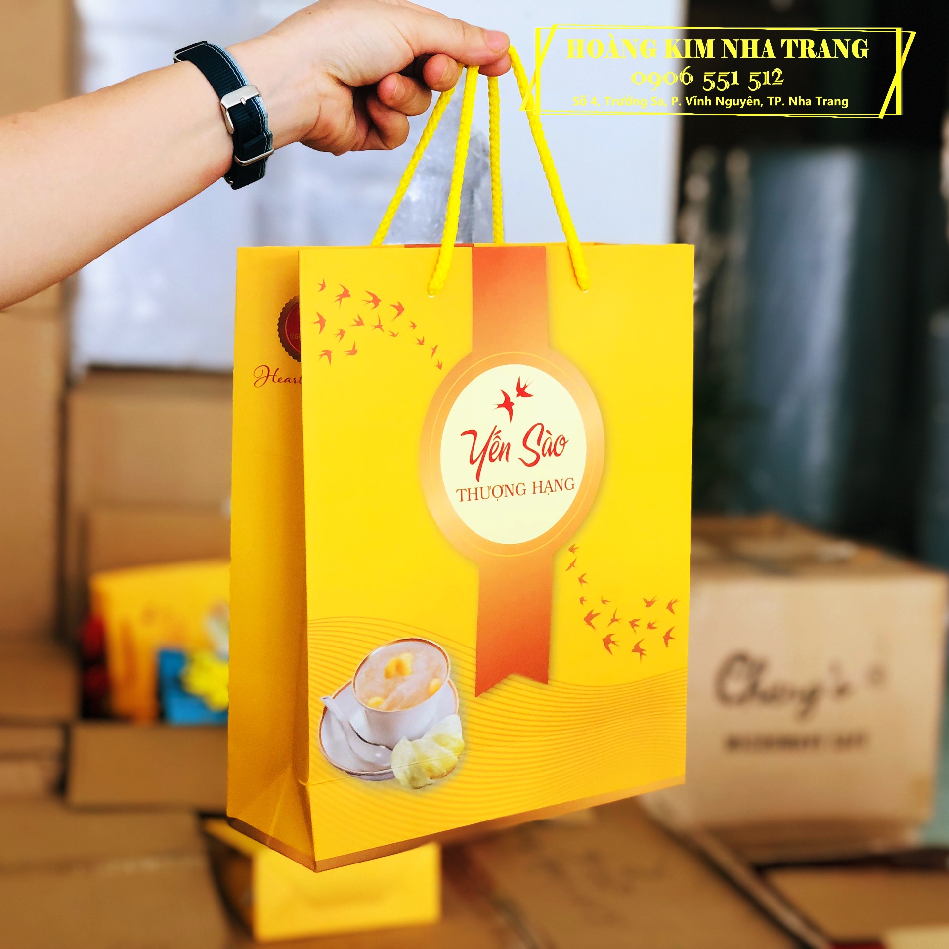Túi giấy đựng Yến sào Cao cấp sang trọng - 50g/100g