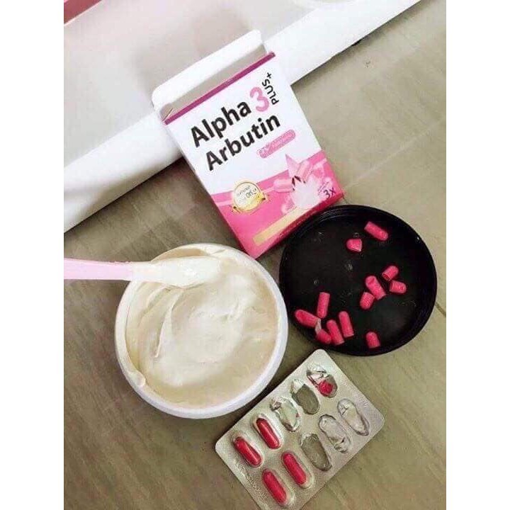 Viên kích trắng da body Alpha Arbutin 3 Plus