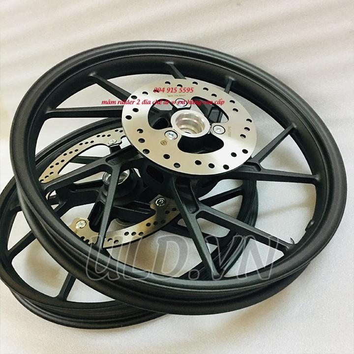 [HCM]mâm raider 2 đĩa chế gắn xe dream wave rs exciter