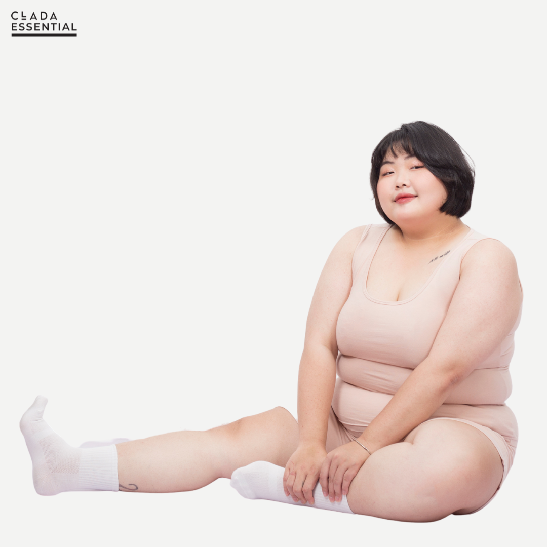 Áo ba lỗ nữ bigsize thương hiệu CLADA - Baby pink