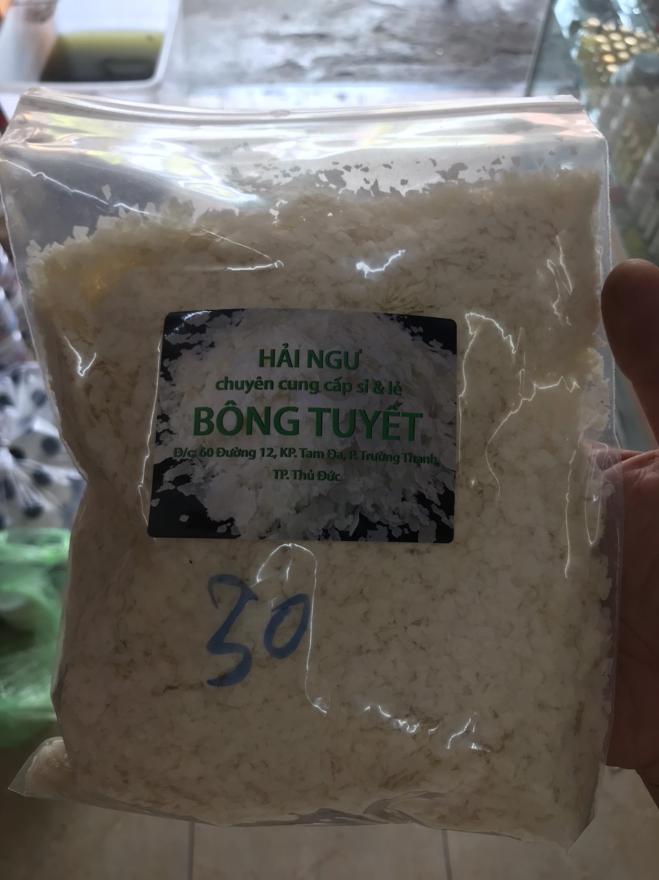 BỘT BÔNG TUYẾT CÂU CÁ HẢI NGƯ