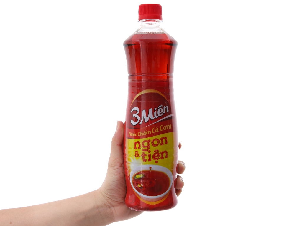 Chai Nước Mắm 3 Miền cá cơm 800ml