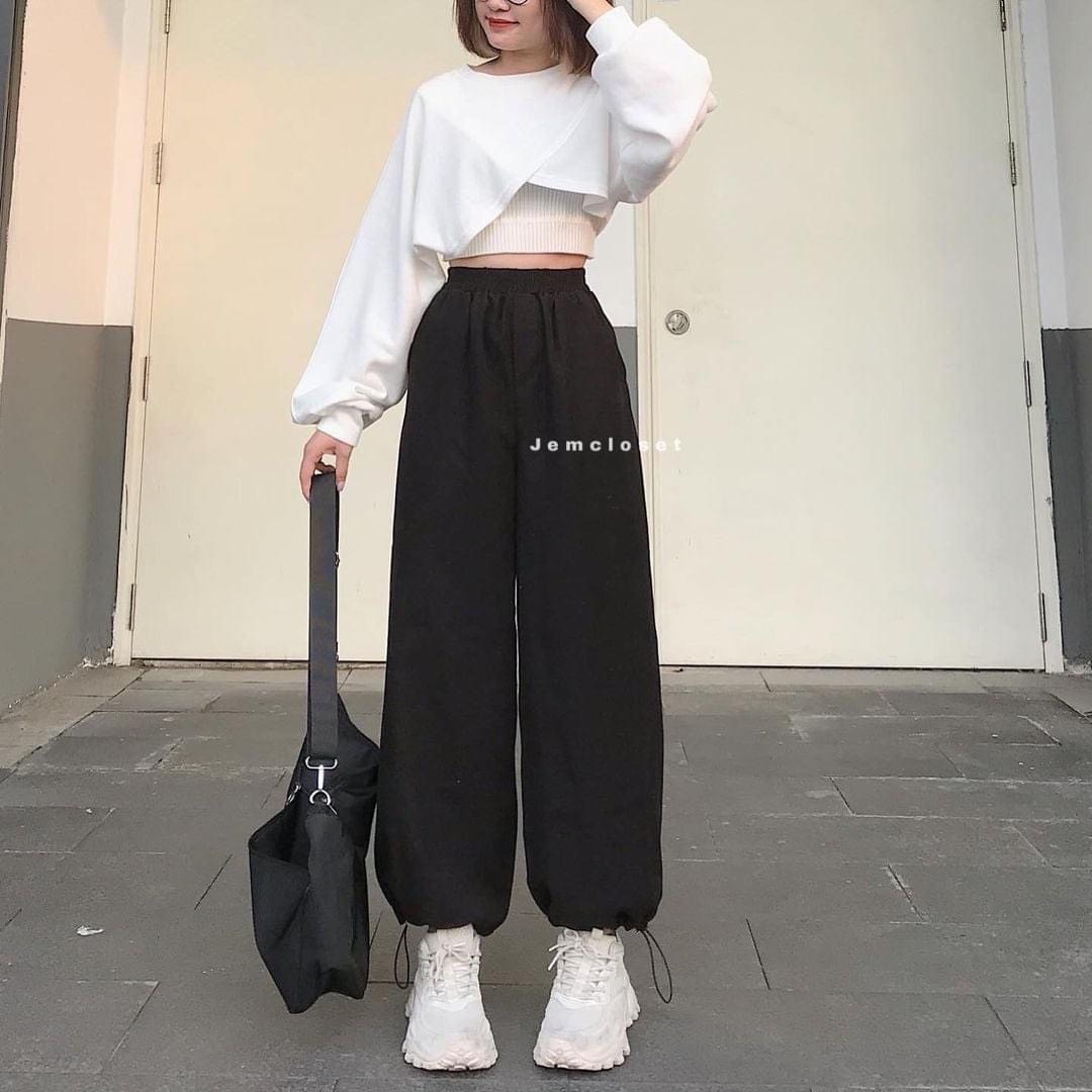 SET ÁO CẶP 2 MÓN CROPTOP ĐẮP CHÉO