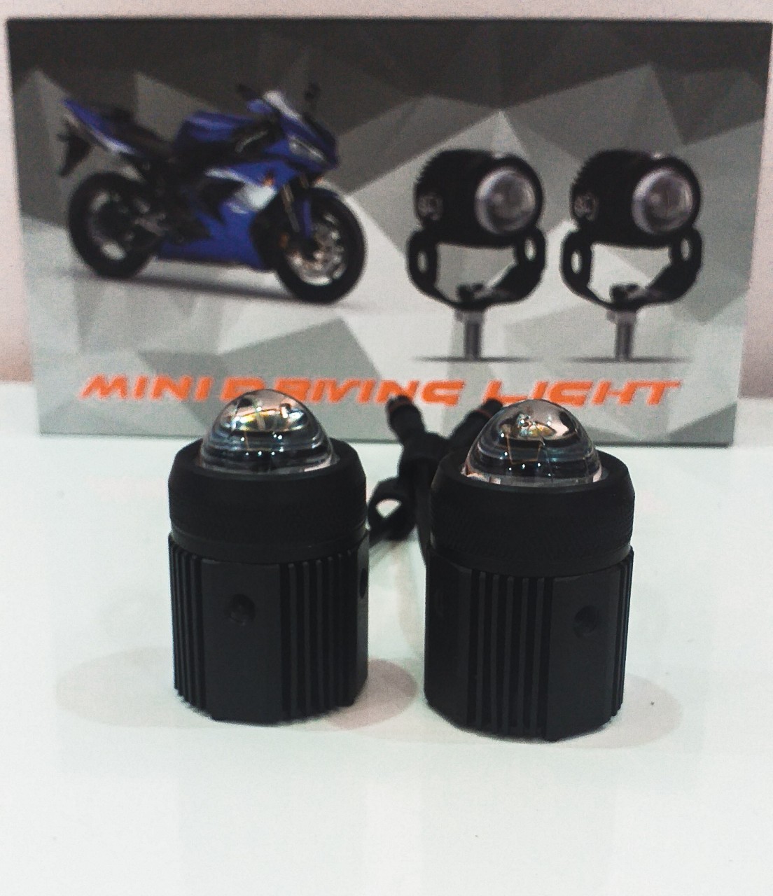 Đèn trợ sáng bi cầu mini fullbox 2 bóng
