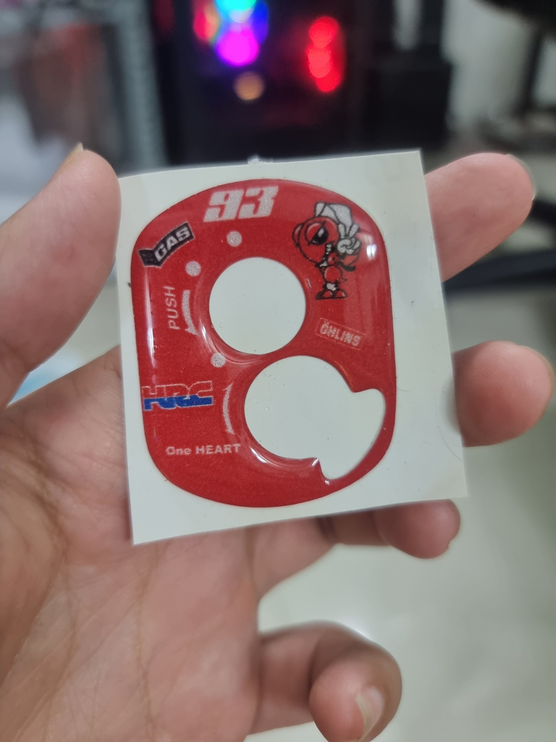 Tem nổi phản quang dán khóa xe honda wave vision 2013 lead...