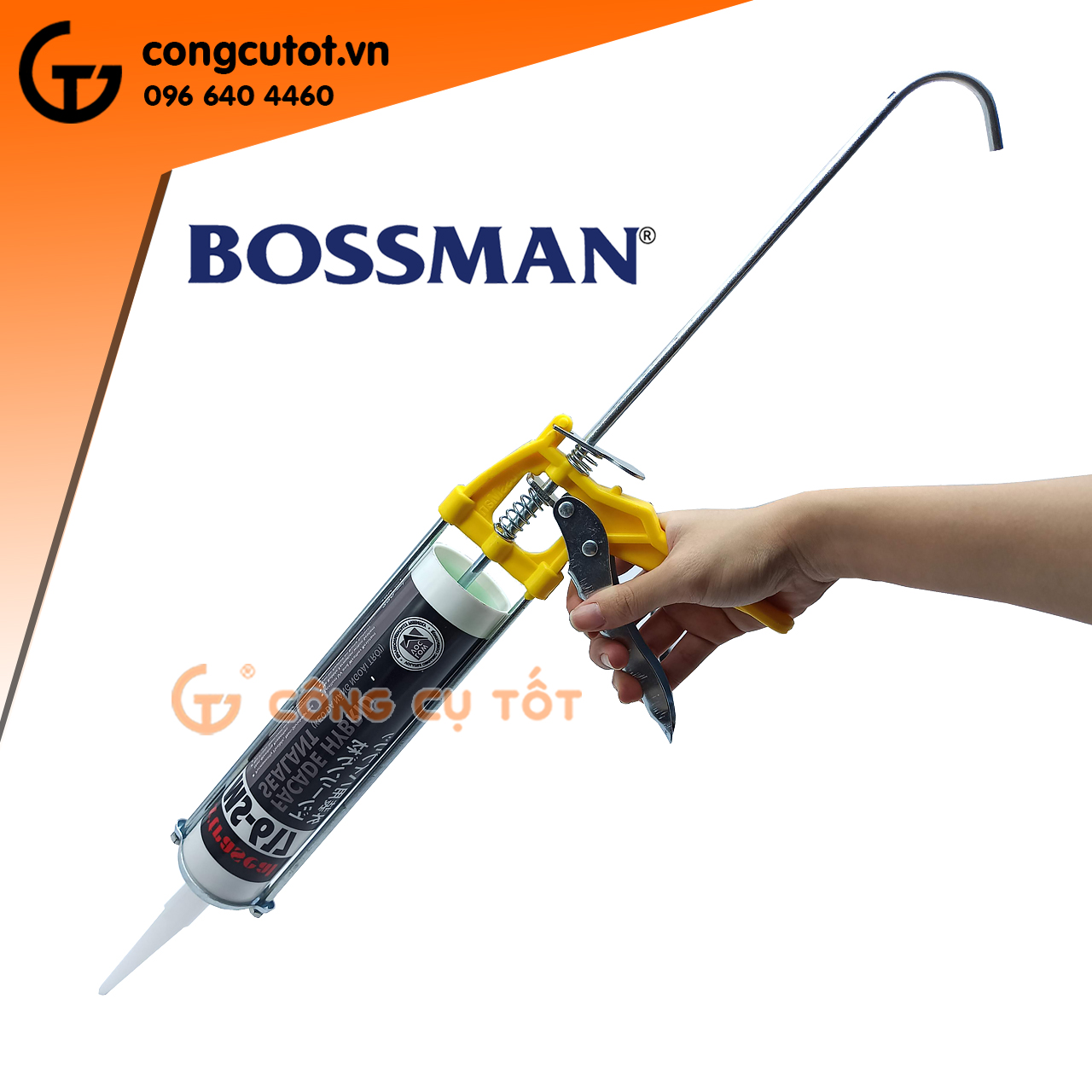 Súng bắn keo silicone BOSSMAN