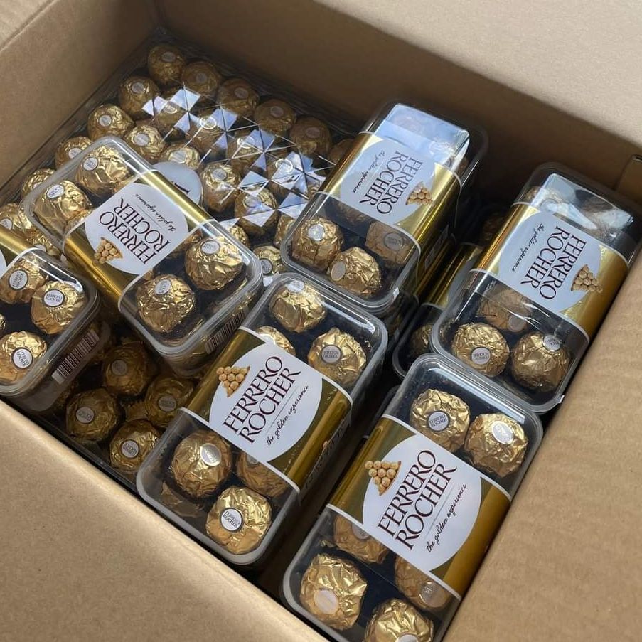 [Hộp 16 viên] Socola Ferrero Rocher Đức 200g - Date T5/2023