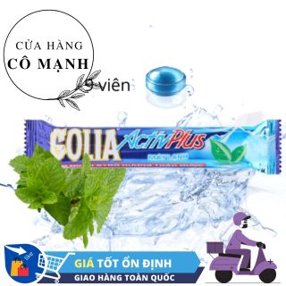 [Thỏi 9 viên] Kẹo Ngậm Golia Activ Plus hương bạc hà nhân syrô thảo dược mát lạnh, sảng khoái thumbnail