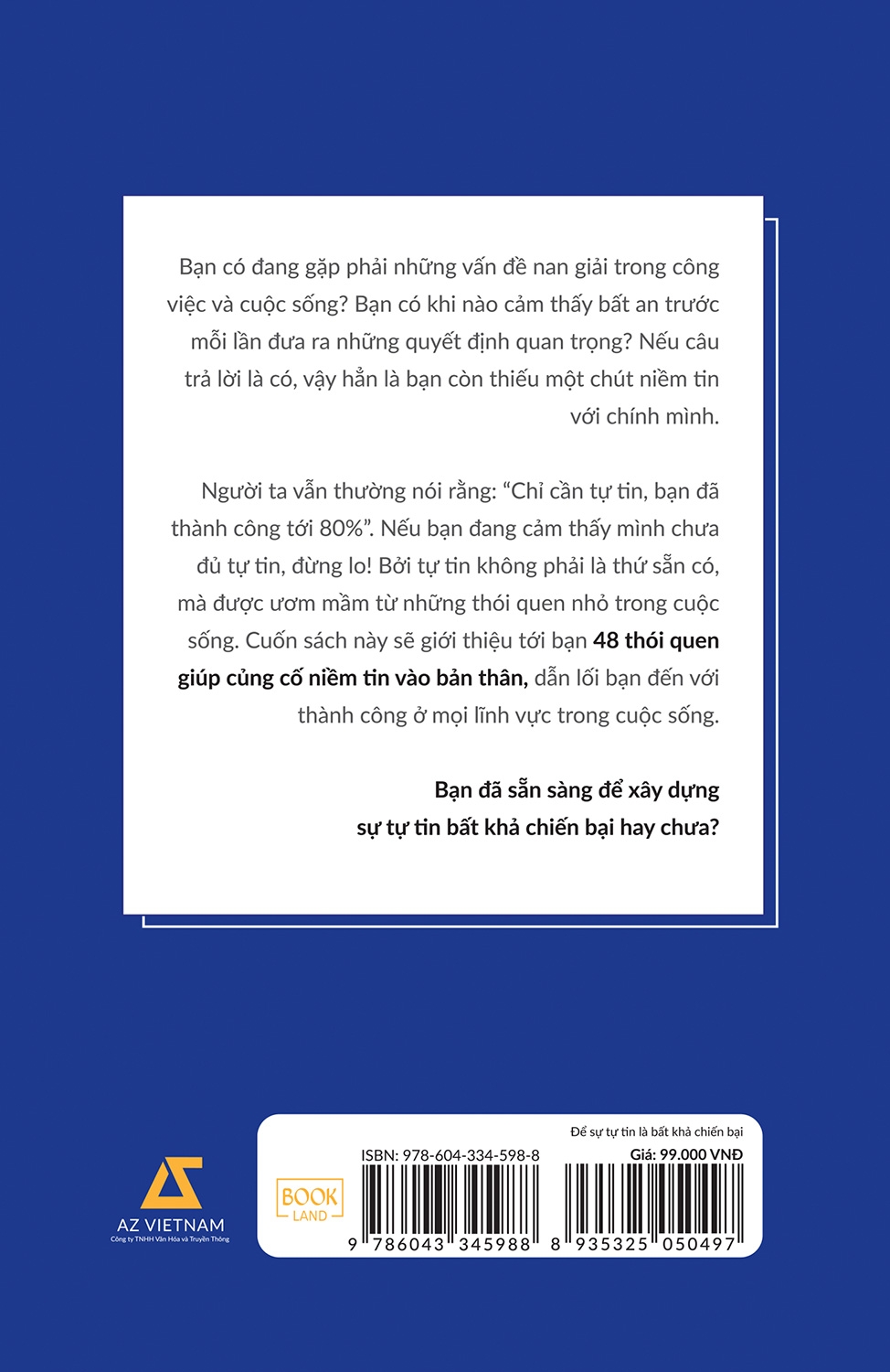 Fahasa - Để Sự Tự Tin Là Bất Khả Chiến Bại