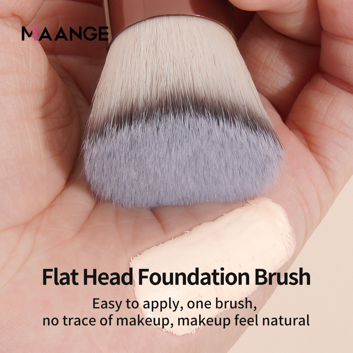 Bộ 3 Cọ Trang Điểm MAANGE Cọ Mắt, Phủ, Nền